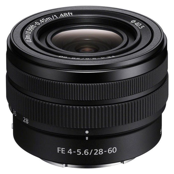 Zoom Sony pour hybride objectif sel fe 28-60mm f/4-5.6