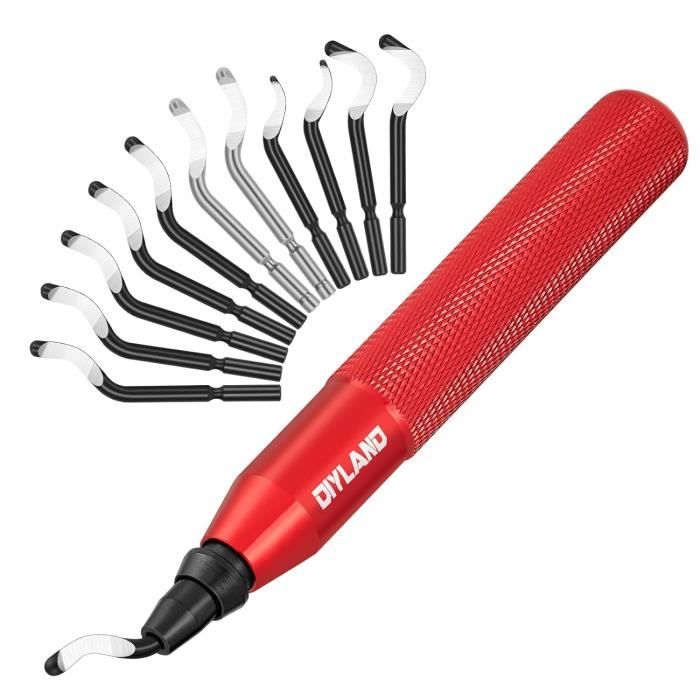 Sbavatore Manuale DIYLAND Con 10 Lame – Per Stampa 3D, Plastica, Metallo, Rotazione 360°