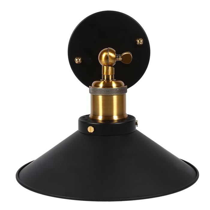 Tbest applique murale 85 265V Vintage Loft Style Industriel Métal E27