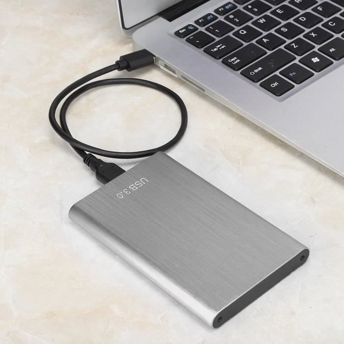Boîtier Disque Dur Externe 2.5 Pouces SATA – USB 3.0 UASP, Compatible SSD/HDD, Windows/Mac/Linux, Sans Outil