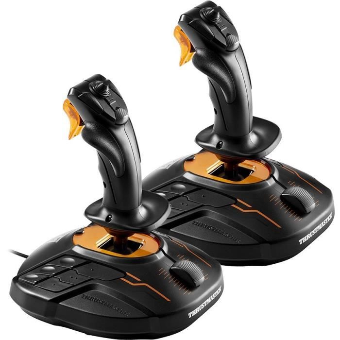 THRUSTMASTER Lot de 2 joysticks HOTAS SPACE SIM DUO STICK - PC T16000M