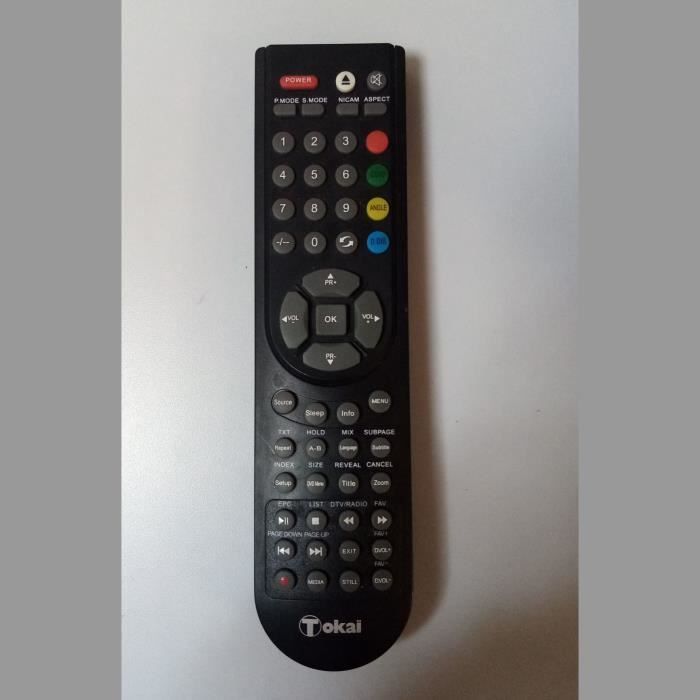 Télécommande RC725Q Pour TV Quasar – Neuve, 433 MHz, Télécommande De Remplacement