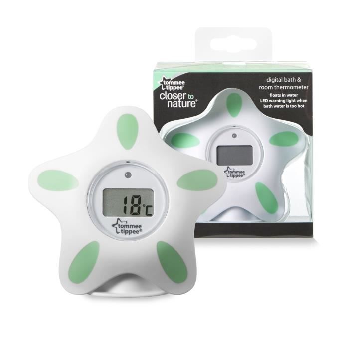 Tommee Tippee Closer To Nature Thermometre De Chambre Et De Bain