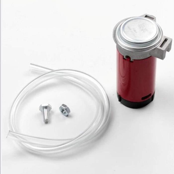 Compresseur Klaxon Air 12V YIYDA - Rouge Chromé Pour Voiture, Camion, Bateau