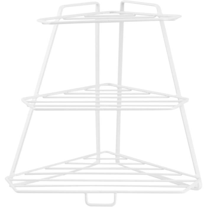 Étagère De Rangement Blanche Comptoir Étagère De Rangement