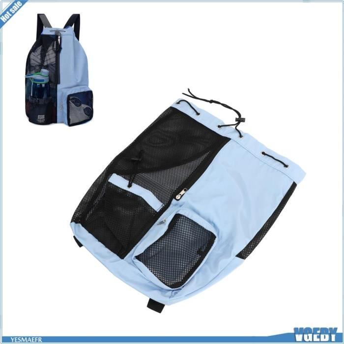 Sac à dos de plage en maille - V GEBY - Grande capacité - Soulage le stress - Mixte