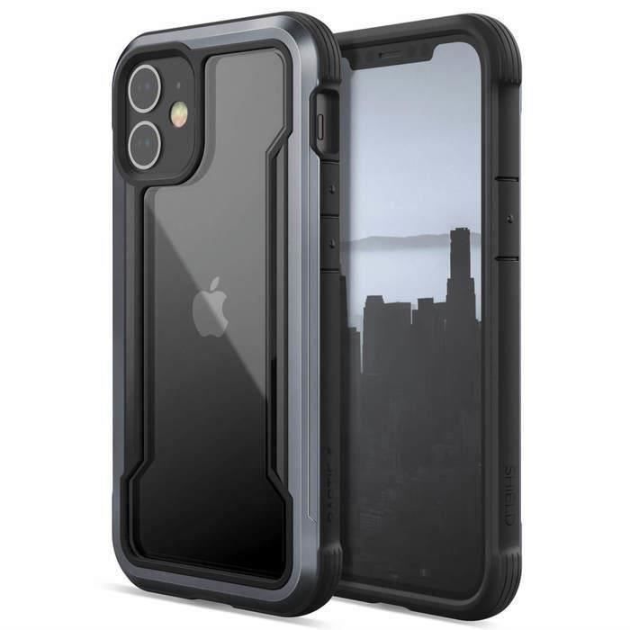RAPTIC Coque defense shield noir pour iphone 12 mini