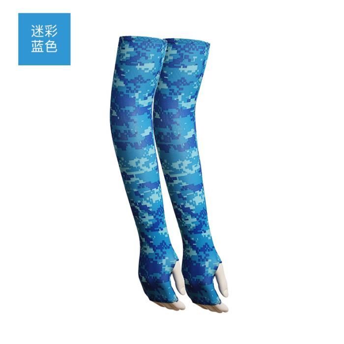 Manches De Protection UV UPF 50+ - Taille Grande Pour Femme Et Homme - Refroidissement Glacé