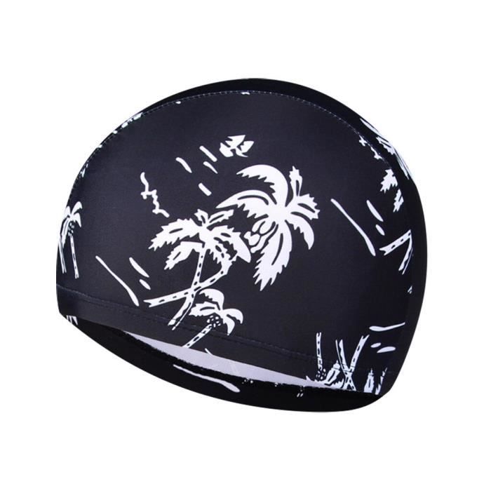Butterme Natation Cheveux Longs Bonnet Plissé Tissu Tissu