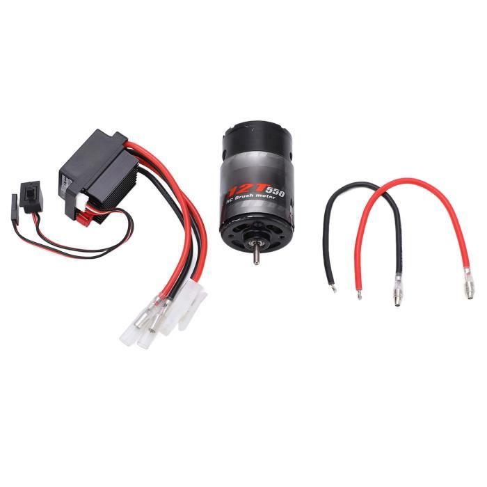Moteur 540 Brushed + ESC 320A Haute Performance - Pour Voitures RC Axial SCX10, TRX4, Crawlers