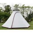 extérieur Imperméable Double Couches Famille Camping Indien tipi Tente Teepee Tente 133-1