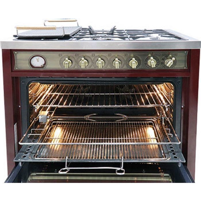 Cuisinière électrique à gaz - Kaiser - HGE 93555 RotEm - 90 cm - 5 ...