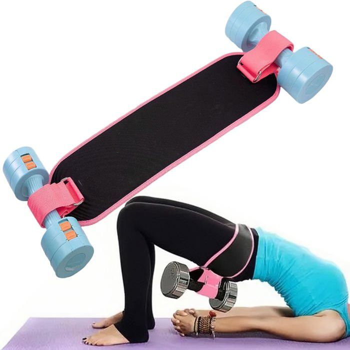 MuscleForge Ceinture pour Hip Thrust, Charge de Levage pour attacher des haltères pour Exercices de Hanches, Pont de Fessier, Planche, Pompes