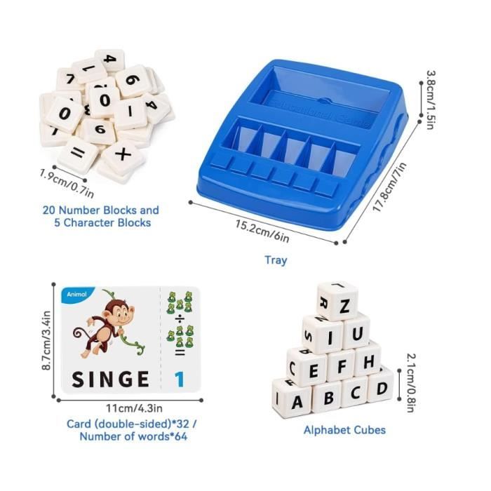 Jeux Educatif 3 4 5 6 7 8 Ans Apprendre a Lire Jouet Enfant 3
