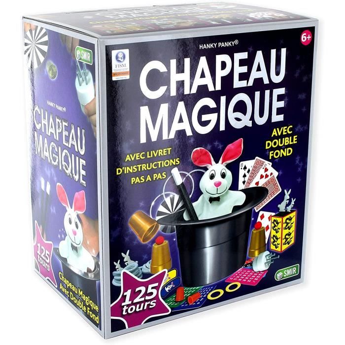 Chapeau Magique 125 tours de magie + vidéo en ligne - Cdiscount Jeux -  Jouets