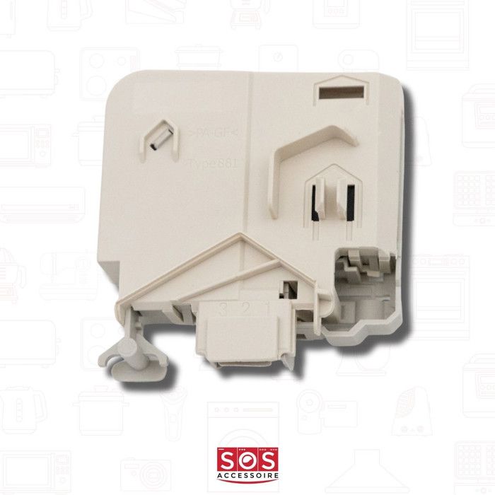 Serratura Blocco Porta Per Lavatrice Bosch Siemens: Ricambio Originale 00616876 00615834