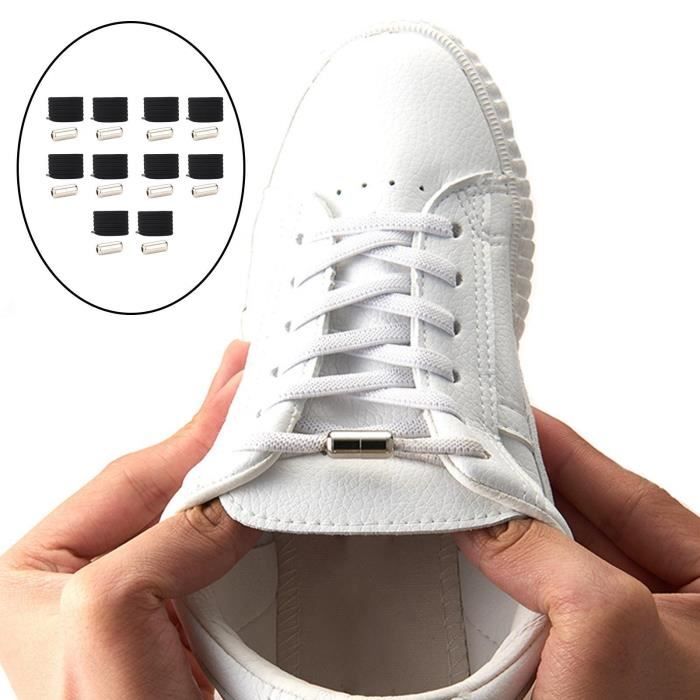 Lacets lastiques pour chaussures pour hommes et femmes baskets