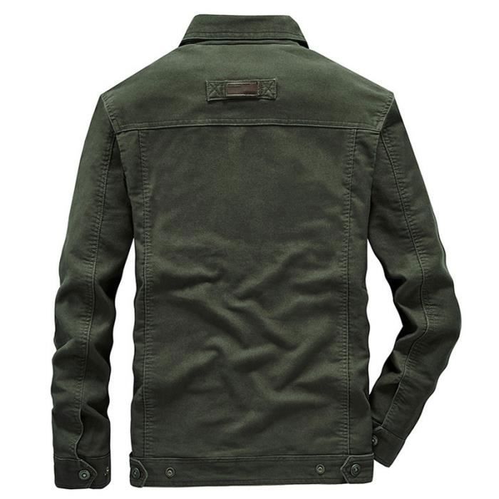 Veste Homme Multi poche Mi saison Mode Casual Couleur Unie Veste Coton Coupe Vent Confortable Marque Luxe Blouson Hommes Noir Cdiscount Pret a Porter