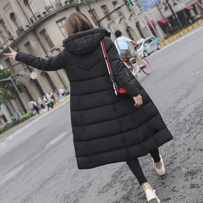 Doudoune femme shop longue avec capuche