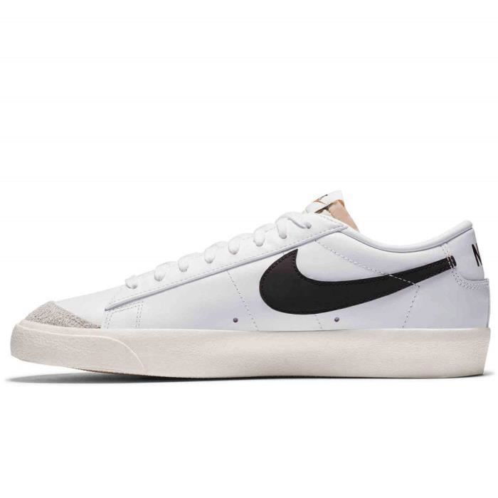 Chaussures Nike Blazer Low 77 Vintage pour Homme Blanc DA6364 101 Blanc Cdiscount Chaussures