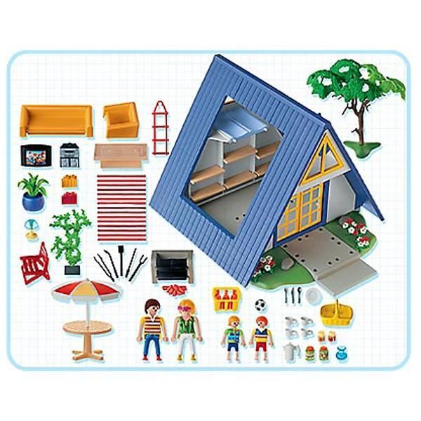 PLAYMOBIL 3230 Famille Maison de Vacances - Cdiscount Jeux - Jouets