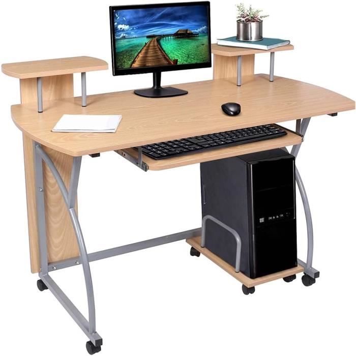 Support de rangement de bureau T1 pour ordinateur et imprimante, étagère de  bureau, support de table, support de support, bibliothèque de bureau Gamer  - AliExpress