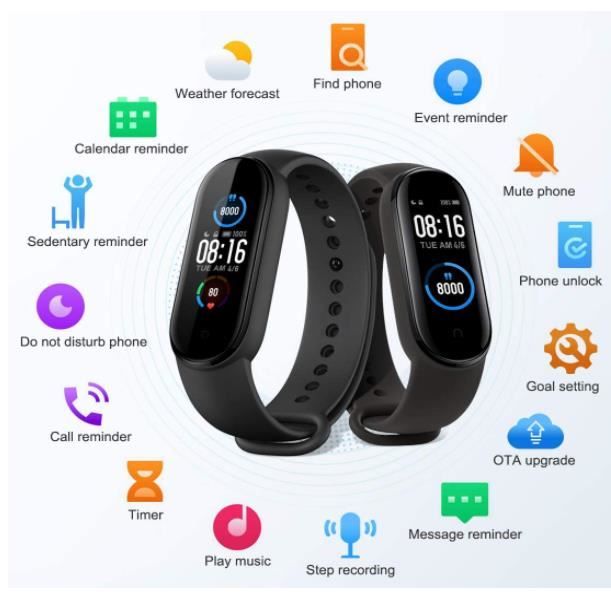 Xiaomi mi online band 5 android