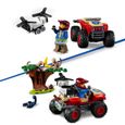LEGO® 60300 City Wildlife Le quad de sauvetage des animaux sauvages avec figurines-2