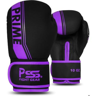 Gants De Boxe PSS Noir Series Enfant 3-14 Ans – 4oz/6oz/8oz, Cuir PU, Anti-glisse, Pour Muay Thai, Kickboxing