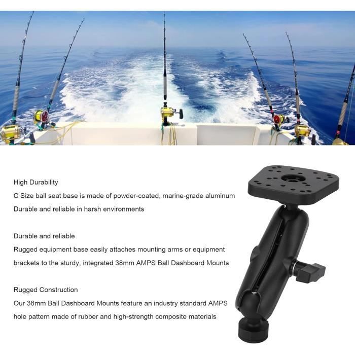 Support Pour Détecteur De Poissons New Direction Tackle | Compatible Deeper, Toslon, Vexilar | Pour Bateau-Appât ND