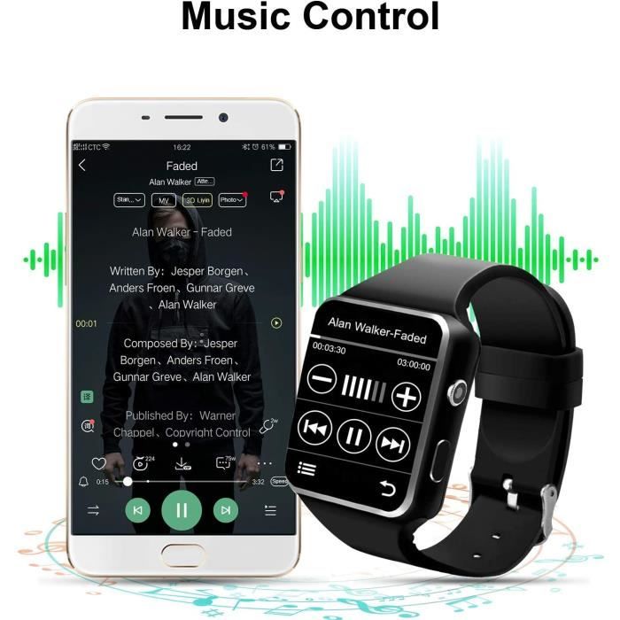 Montre telephone sim discount autonome