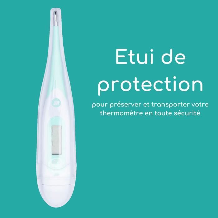 Thermomètre Flexible Berrcom Pour Adultes Et Enfants - Buccal, Axillaire Et Rectal - Étanché Avec Alarme Fièvre