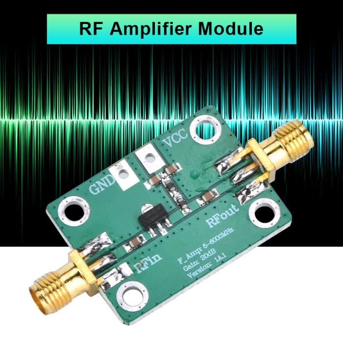 Module amplificateur RF - DIOCHE - 5-3500MHz - Gain 20dB - Faible bruit ...