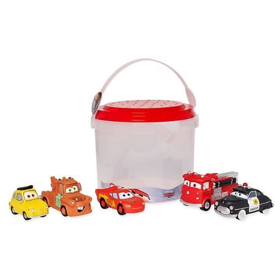 Ensemble de jouets pour le bain officiel Disney Pixar Cars