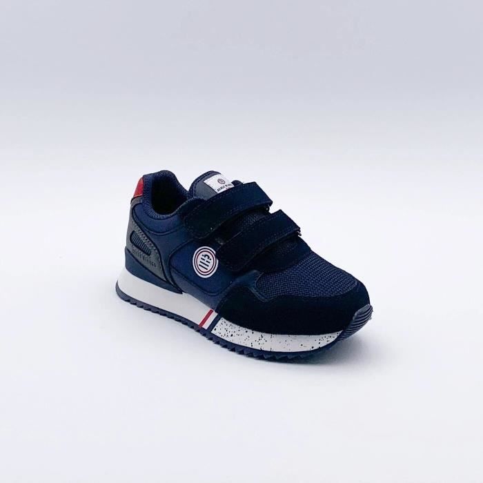 Baskets enfant SERGE BLANCO Chamonix Marine Scratch Bout renforc