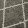 Tapis Moderne - THE DECO FACTORY - DEHORS-DEDANS CROISILLE - Résistant à la pluie - 160 x 230 cm Gris-3