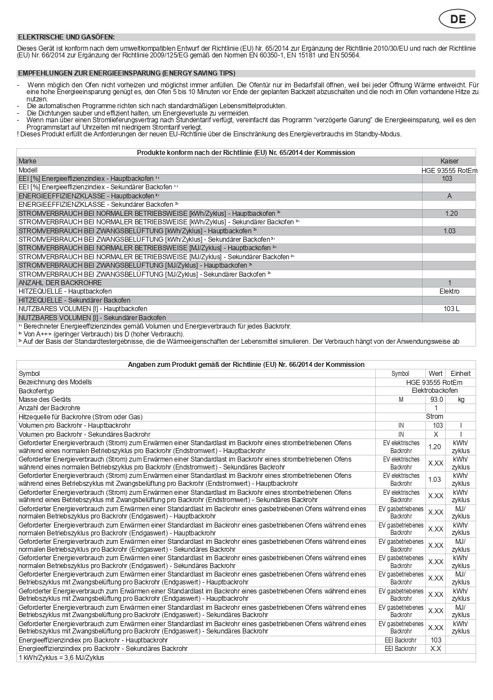 Kaiser Cuisinière HGE 93555 RotEm/5, Cuisinière électrique à Gaz Rétro 90 Cm Range Coocker