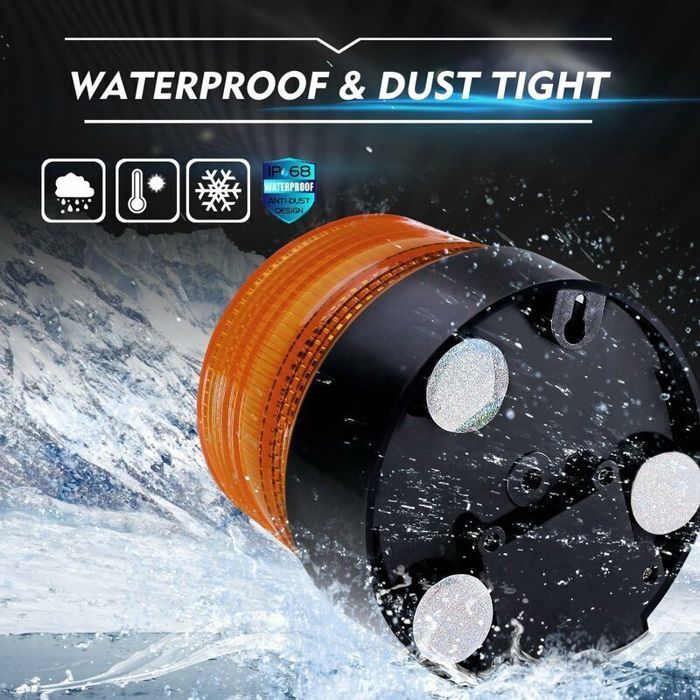 Lot de 4 lumières stroboscopiques LED sans fil avec télécommande, 8 couleurs, chargement USB, étanches, anti-collision, feux d'avertissement d'urgence pour voiture, moto, drone, vélo