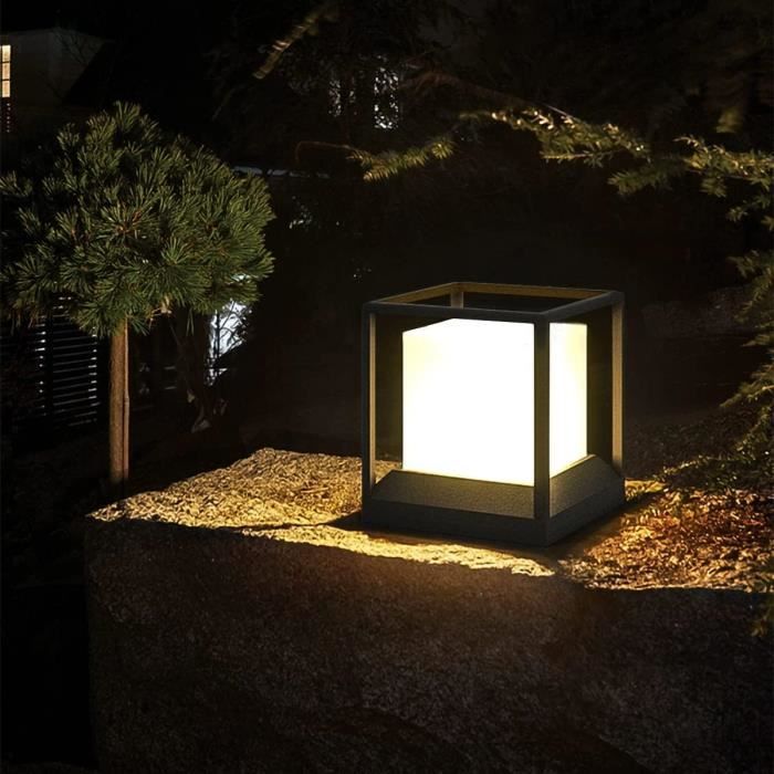 Cube Borne lumineuse d'extérieur à LED
