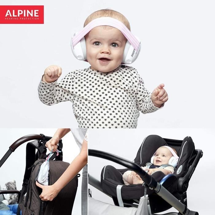 Alpine Baby Muffy Casque Anti bruit bébé Protection Auditive pour