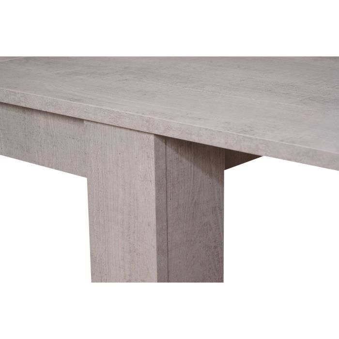 Dmora Table de salle à manger extensible, Console extensible, Table moderne avec  rallonge, 160 / 220x88h80 cm