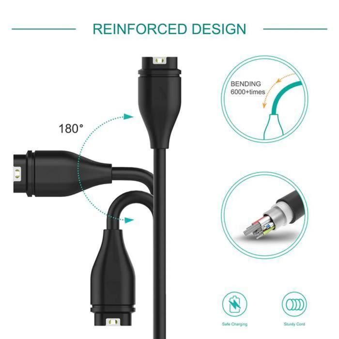 C ble chargeur USB pour Garmin Forerunner 245 245 Music 255