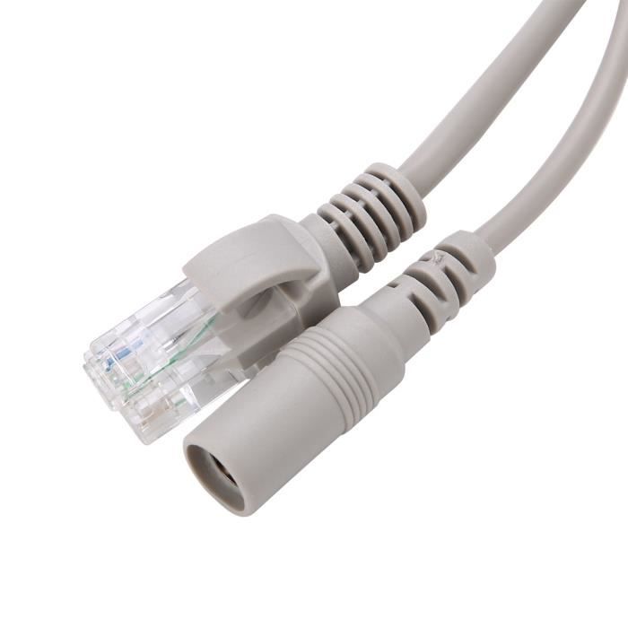 Câble réseau RJ45 + alimentation DC - SURENHAP - 20 m - Cat 5 ...