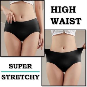 Culotte Femme Taille Haute Anti-fuite Lot De 2 - Coton Doux, Fond épais, Confort Quotidien