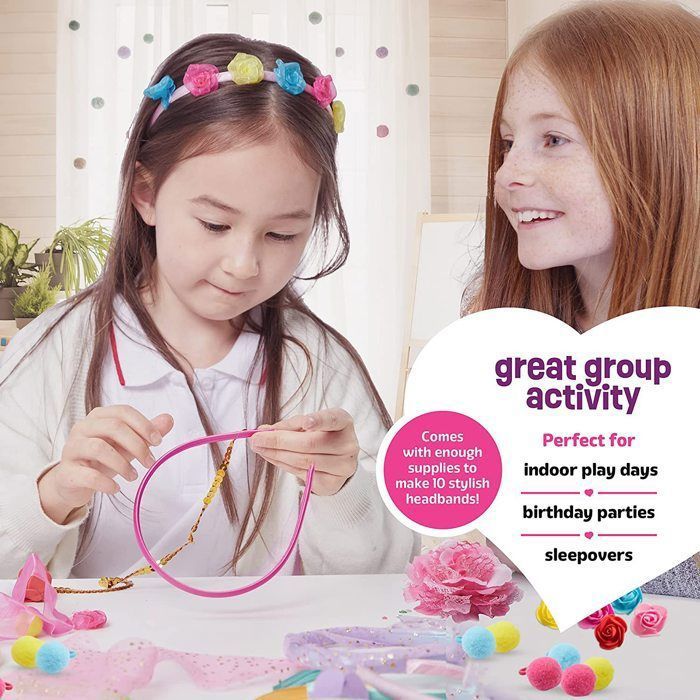Kit Fabrication De Bandeaux DAOUZL Pour Filles 5-12 Ans - DIY Accessoires Cheveux