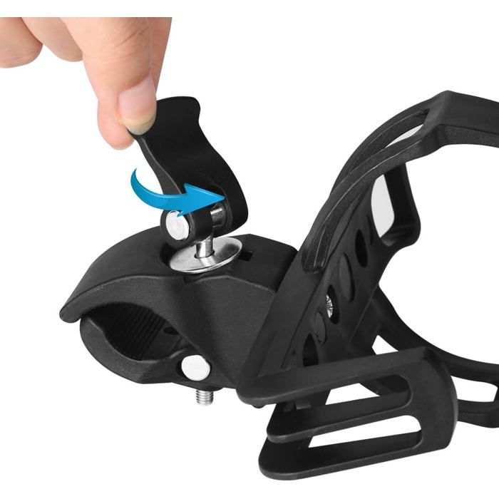 Porte-bidon Vélo Ajustable 360° – Pour Bouteilles 48-71 Mm, Fixation Guidon/cadre, Avec Outil D'installation