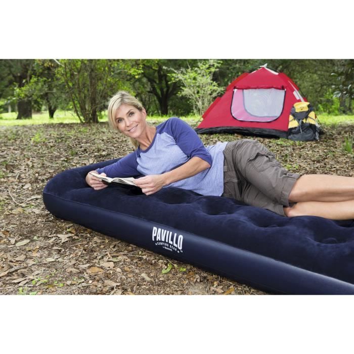 Matelas Gonflable Bestway Venture Double 2 Places Avec Pompe à Pied - 191x137x22 Cm - Neuf