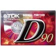 TDK Cassette audio D90 Type I-0