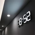 3D LED Horloge Murale Design Moderne Numérique Horloge de Table Alarme Veilleuse Saat reloj de pared Montre Pour Maison Décoration-0