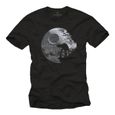 T-Shirt Geek Death Star avec ATAT Star Wars Noir Homme XL-0
